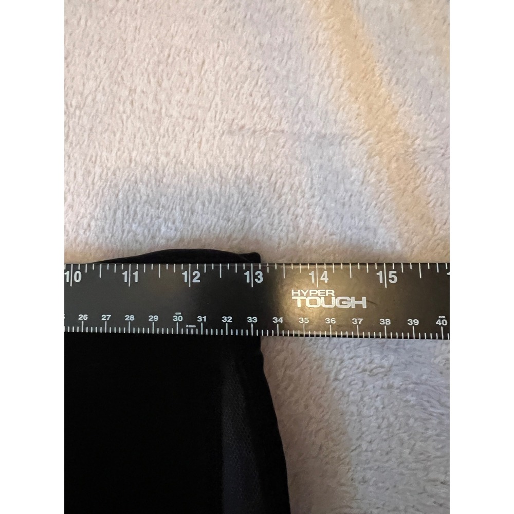 Ever Beauty Vintage Black Velvet Mesh Panel Maxi Skirt Whimsigoth Goth Size 6 - Picture 9 of 9